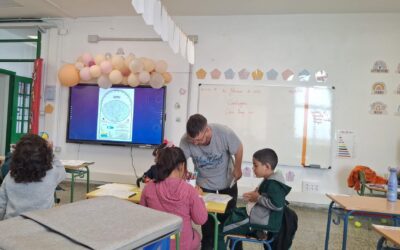 La Reserva de la Biosfera acerca la astronomía al alumnado del CEIP de Guarazoca
