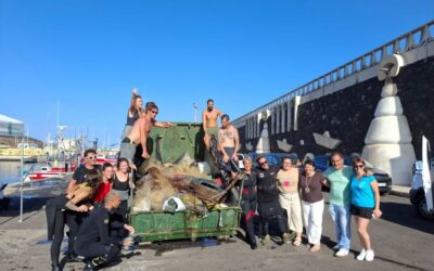 La Reserva de la Biosfera de El Hierro participa en una nueva jornada de limpieza de fondos marinos en La Restinga